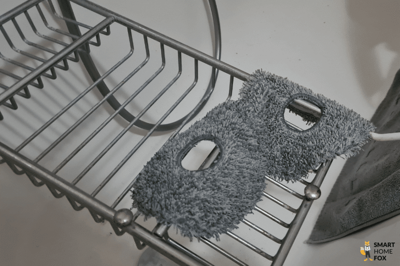 После уборки квартиры салфетки просушиваются.